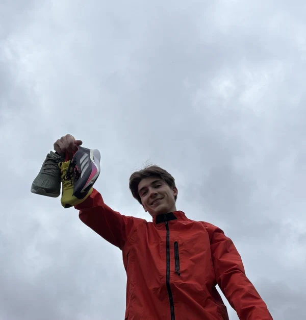 Brecht Colemont met hardloopschoenen
